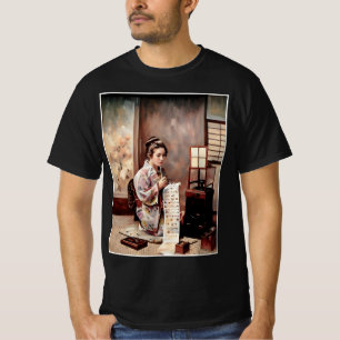 Vintage Japanese Geisha - Letter Writer T-Shirt