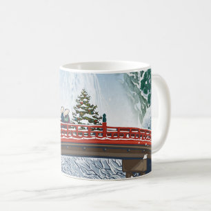 Vintage Japanese Illustrated  Coffee Mug
