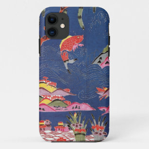 Vintage Japanese Kimono Textile (Bingata) iPhone 11 Case