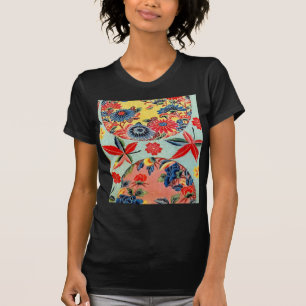 Vintage Japanese Kimono Textile (Bingata) T-Shirt