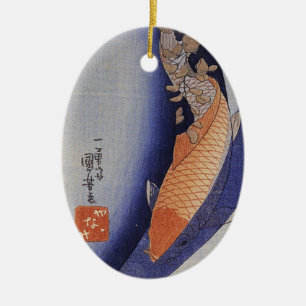 Vintage Japanese Koi Ornament
