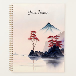 Vintage Japanese Landscape Art Planner