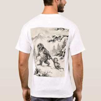 Vintage Japanese Macaque Monkey T-Shirt