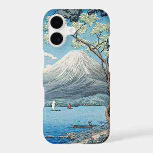 Vintage Japanese Mount Fuji and Lake Yamanaka Art