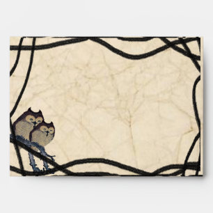 Vintage Japanese Owl Envelopes