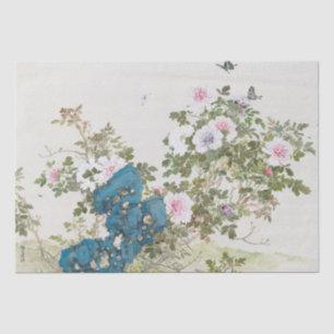 Vintage Japanese painting by Yamamoto Baiitsu Tissue Paper