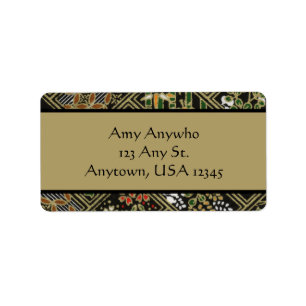 Vintage Japanese Pattern Label