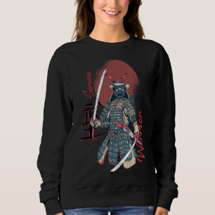 Vintage Japanese Samurai Bushido Warrior holding t Sweatshirt