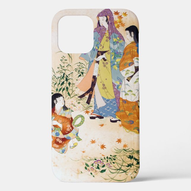 Vintage Japanese Textile Case-Mate iPhone Case (Back)