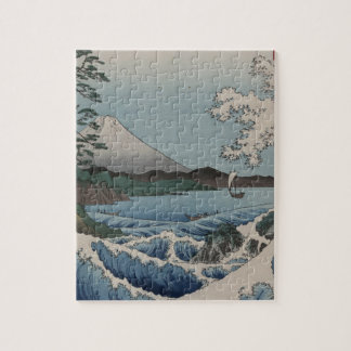 Vintage Japanese The Sea of Satta Jigsaw Puzzle