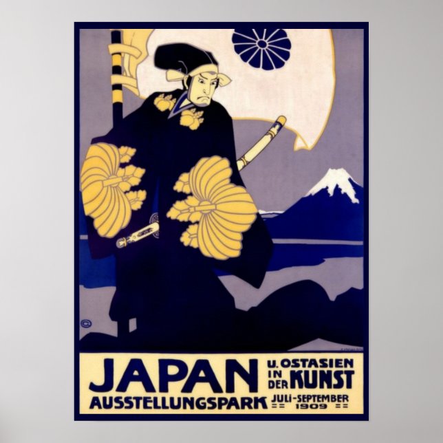 Vintage Japanese Travel Advertisement Poster (Front)