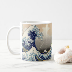 vintage japanese ukiyo e art the great wave coffee mug
