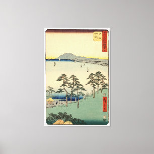 Vintage Japanese Ukiyo-e Floating World Woodblock  Canvas Print