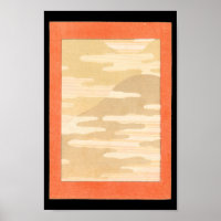 Vintage Japanese Wall Art Mountains