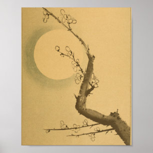 Vintage Japanese Wall Art Tree