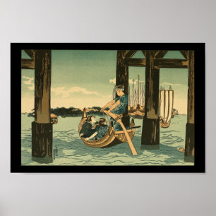 Vintage Japanese Wall Art Woman