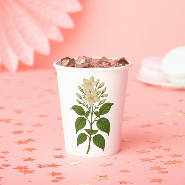 Vintage Jasmine Paper Cups (Insitu)