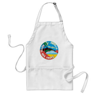 Vintage Java Travel Advertisement Standard Apron
