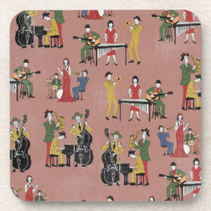Vintage Jazz Band Coaster