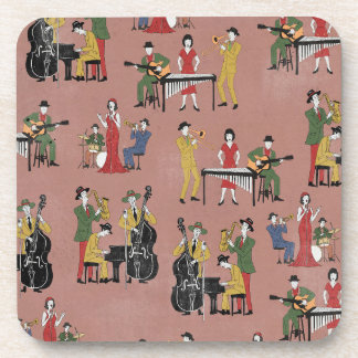 Vintage Jazz Band Coaster