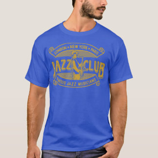 Vintage Jazz Club Retro Style T-Shirt