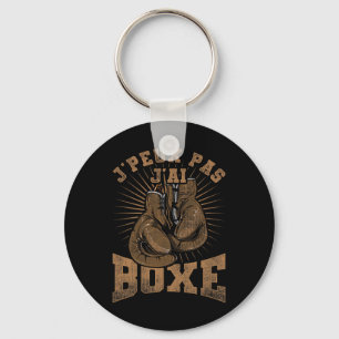 Vintage Je Peux Pas J'ai Boxing Boxing For Boxers  Key Ring