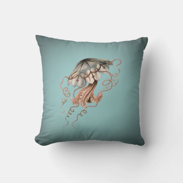 Vintage Jellyfish Cushion (Front)