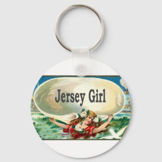Vintage Jersey Shore Jersey Girl Key Ring