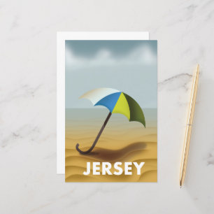 Vintage Jersey travel poster.