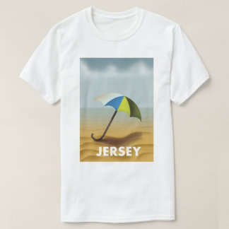 Vintage Jersey travel poster. T-Shirt