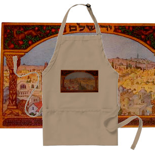 Vintage Jerusalem Standard Apron