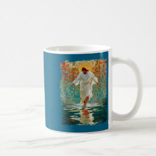 Vintage jesus christ church design tank toppng coffee mug