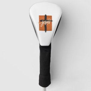 Vintage Jesus Cross Christian Shirt Design_1 Golf Head Cover