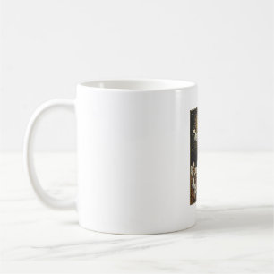 Vintage Jesus Radiant Glory Christian Engraving De Coffee Mug