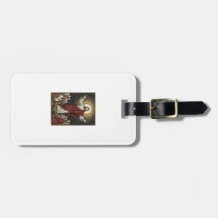 Vintage Jesus Radiant Glory Christian Engraving De Luggage Tag