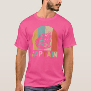 Vintage Jet Ski Captain Retro Sunset Lake Life Wat T-Shirt