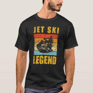 Vintage Jet Ski Legend Retro Lake Life Water Sport T-Shirt