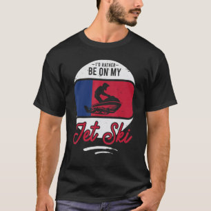 Vintage Jet Skiing  Watersports Stand Up Skiing T-Shirt