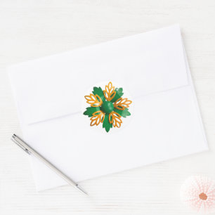Vintage Jewellery Daisy Flower Summer Garden Weddi Classic Round Sticker
