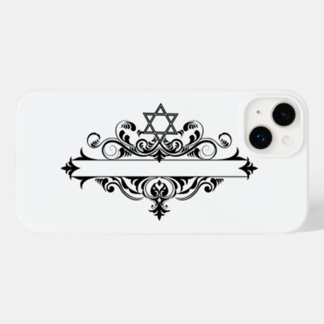 Vintage Jewish Header Case-Mate iPhone Case (Back (Horizontal))