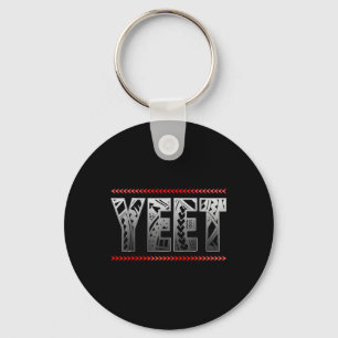 Vintage Jey Saying Yeet Apparel Sarcastic Men Wome Key Ring