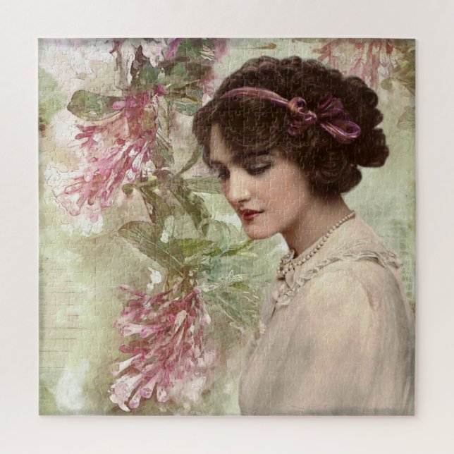 Vintage Jigsaw Puzzle (Vertical)