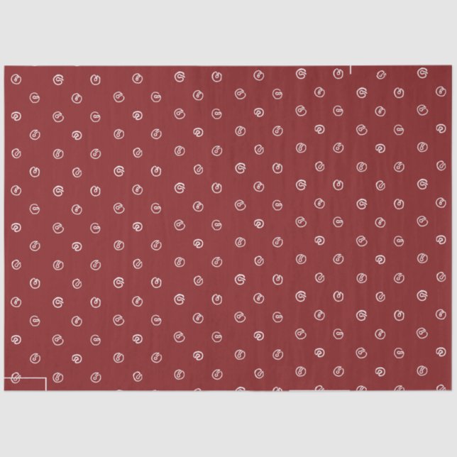 Vintage Jingle Bell Tissue Paper- Tissue Paper (Front)