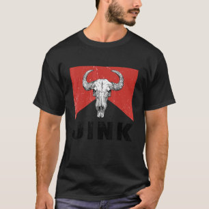 Vintage Jink Bull Skulls Outlaws Music 90s Cowgirl T-Shirt