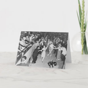 Vintage - Jitterbugging Crowd, Card