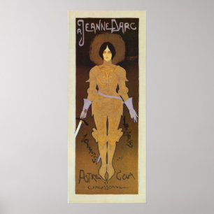 Vintage Joan of Arc store ad vertical banner Poster