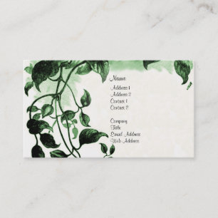Vintage Job Bible Verse Business Card