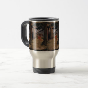 Vintage Johanna Spyri Heidi of the Swiss Alps Travel Mug