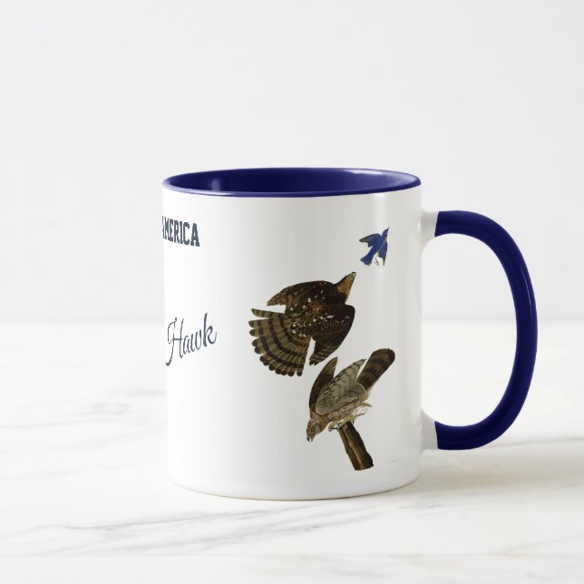 Vintage John Audubon Stanley Hawk Mug (Right)