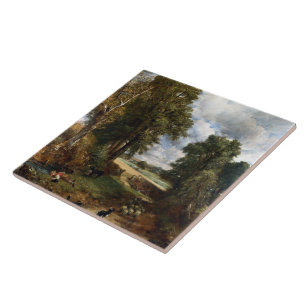 Vintage John Constable The Cornfield Tile